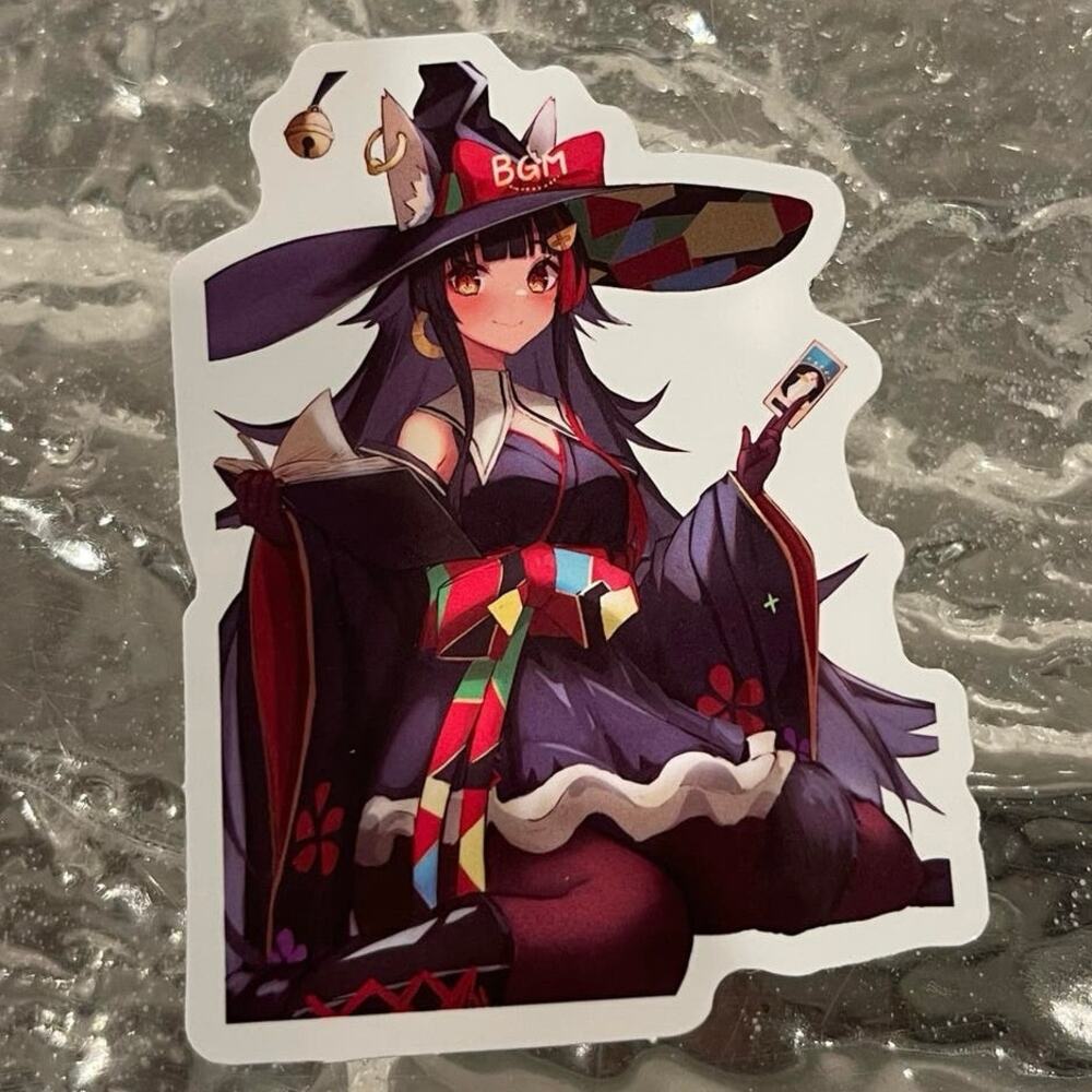 5/$10 Waterproof Vinyl Sticker-Ookami Mio
